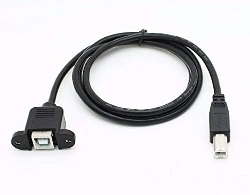 OCCus - Cabos 50pcs/lote 1M USB Tipo B Masculino para USB B Feminino Painel de Montagem Montagem Extensão do cabo Cabo -