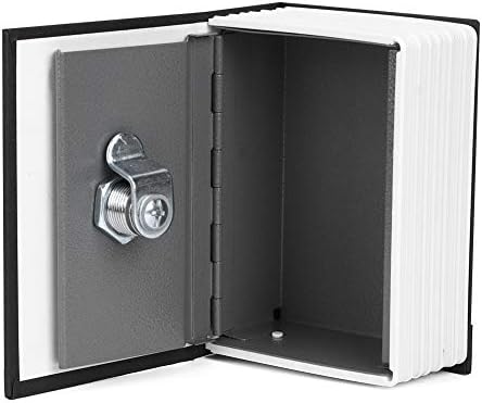 Caixa de bloqueio segura de Wosune, boa caixa de ocultação em aço inoxidável para outros itens pessoais preciosos para moedas para cartões bancários