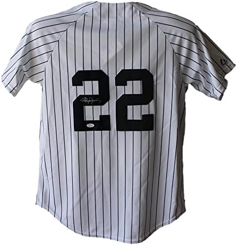 Roger Clemens assinou o New York Yankees Majestic White L Jersey JSA 20495 - camisas MLB autografadas