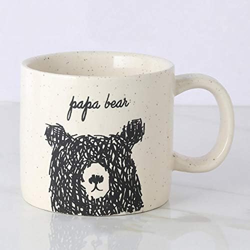 Caneca de Papa Bear, canecas de café em cerâmica, 19oz, divertido presente de caneca-papa urso