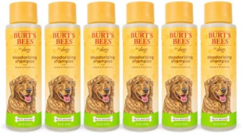 Abelhas de Burt para cães desodorizando shampoo de cachorro com maçã e alecrim | Limpeza e xampu para cães nutritivos,