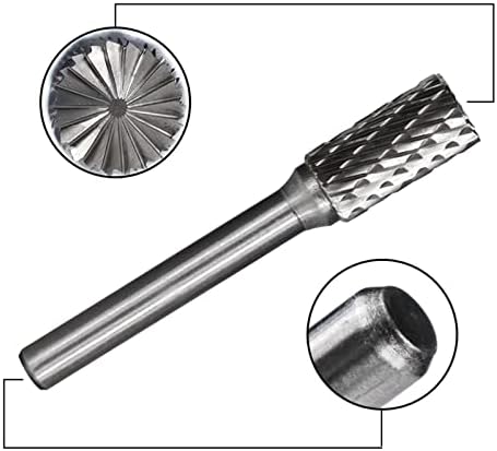Zaahh carboneto rotativo rebarbado 8pcs 6mm Arquivo de cortador rotativo de haste para moagem de metal