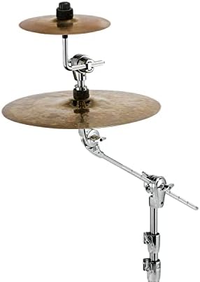 Braço de extensão de extensão L-braço de braço de extensão L-Cymbal L com porca rápida para hardware de tambor preto