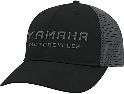 Compatível com roupas Yamaha compatíveis com motocicletas yamaha hat osfm preto/cinza