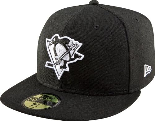 NHL Pittsburgh Penguins Basic Black and White 59Fifty Cap