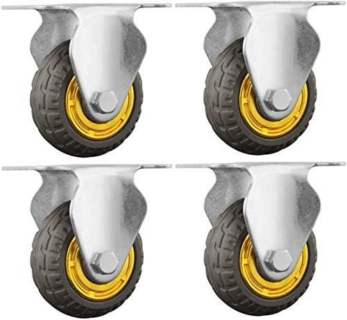 GMLSD Wheels, 4pcs 3/4inchesnitures Cadeira de escritório pesada Cadeira giratória Rodas, roda industrial de carrinho de caminhão