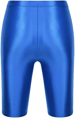 Yonghs Men's Oil Shiny Yoga Shorts curtos Leggings Sports Sports Fitness Tights Booty Shorts