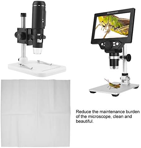 Tampa do pó do microscópio, 480x490mm mímica de cobertura de proteção de proteção plástica de protetora para microscópios estéreo para microscópios estéreo