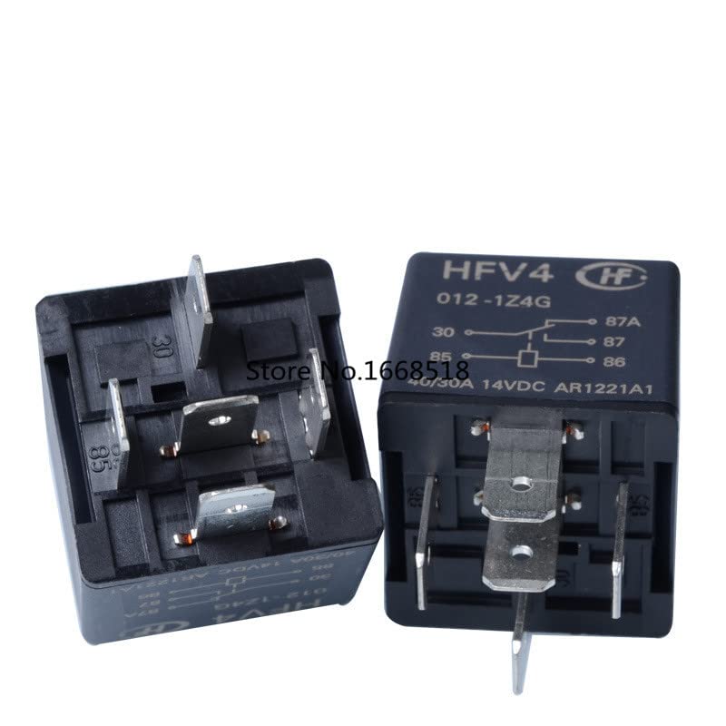 LOT ORIGINAL HF HFV4 012-1Z4G HFV4-012-1Z4G DIP-5 40A/30A 14VDC 12VDC Relés automotivos
