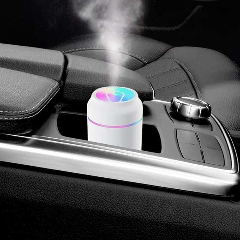 FUGIKZ MINI Difusor portátil USB Car Purificador de Air do Carrocrifador para Gradiente de Aroma LED de LED de Rainbow LED Difusor