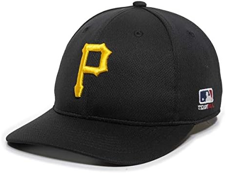 Cap -ao ar livre Pittsburgh piratas adulto chapéu ajustável licenciado réplica da liga principal preta
