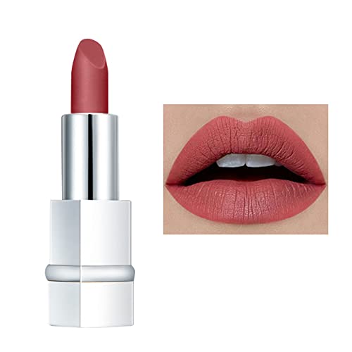 NPKGVia Lipstick Popular Lipsim impermeável Lip Lip Gloss de alto impacto Lipcolor com fórmula cremosa hidratante Cuidados