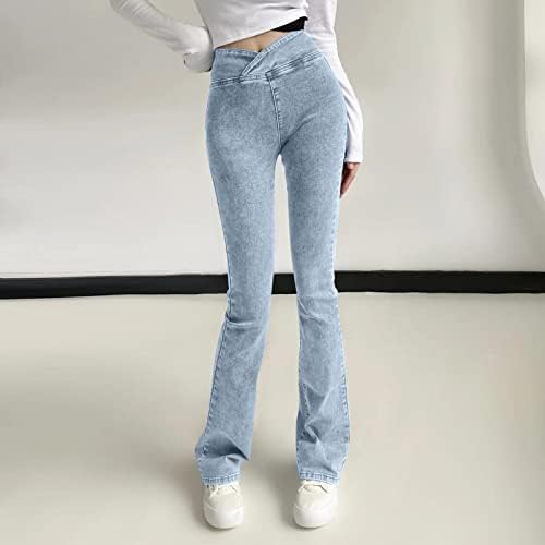 Calça jeans míshui para mulheres BELHO BELHO BASTH MULHERAS ELÁSTICAS ELATICAS ALTA CAIS ALTA CAIXA TRUSTERS SLIM FIT HIP SEXY LEGGINGS LEGAS