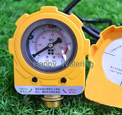 220V Controlador de pressão de exibição digital ajustável de 220V 0-10 Chave de pressão digital para bomba de água 1.5kW -