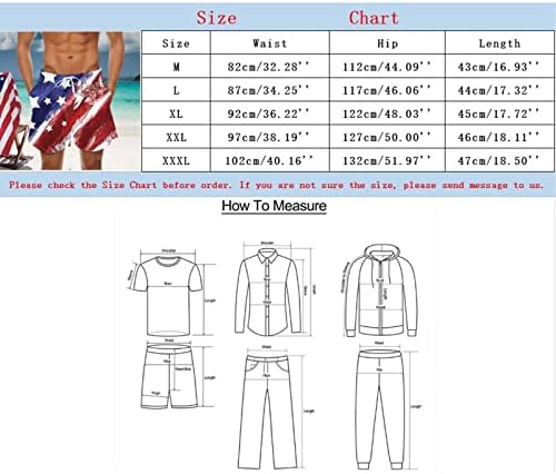 Shorts de verão para homens masculinos casuais 3D Digital Independence Day Imprimir shorts de lapela de fivela de bolso com CO
