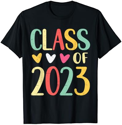 Turma da camiseta sênior de formatura da faculdade 2023 da faculdade