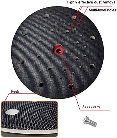 Rakute 6 polegadas 17 orifícios lixando gancho 150 mm e loop hard discos abrasivos polimento