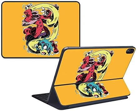 MightySkins Skin Compatível com o teclado Apple iPad Pro Smart 12.9 - Rokurokubi - Tampa protetora, durável e exclusiva