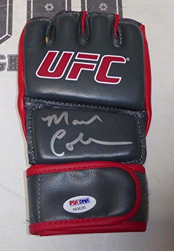 Mark Coleman assinou o UFC Glove PSA/DNA CoA 10 11 12 14 100 Hall of Fame Autograph - Luvas UFC autografadas