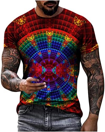 Camiseta gráfica masculina Hipster Hip Hop tie-dye camiseta camiseta