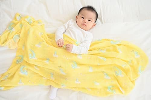 Sofflin Bamboo Airflow Muslin Swaddle Cobertors, 2 pacote de cobertores de recebimento macio e respirável, cobertor