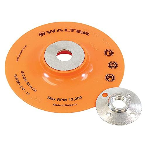 Walter Surface Technologies 15D054 Conjunto da almofada de apoio - almofada de fixação de fixação redonda. Acessórios de lixamento