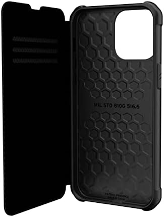 Urban Armour Gear UAG iPhone 13 Pro Max Case [tela de 6,7 polegadas] Metropolis, Kevlar Black & iPhone 13 Pro Max [tela de 6,7 polegadas] 9H Protetor de tela de escudo de vidro temperado, Limpo