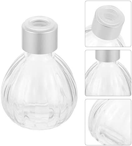 Alremo Xinghuang - garrafa de aromaterapia garrafa de difusor vazio Recipiente de aromaterapia de fragrâncias de vidro recarregável para óleos essenciais artesanato 100 ml