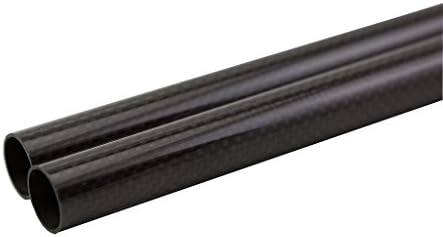 Shina 3k Roll embrulhado Tubo de fibra de carbono de 7 mm 6mm x 7mm x 500mm brilhante para RC Quad