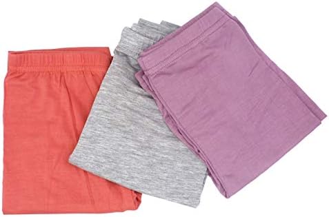 Surfras de bicicleta de garotas shorts atléticos de dança leggings para under vestido, 3 pacote short ativo seguro