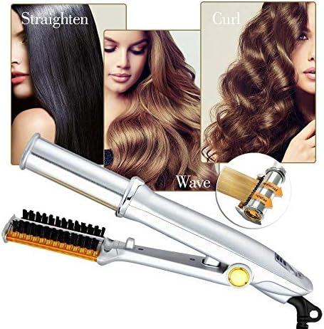 Sdfgh Professional Hairrening Iteren Curling Ferrener e Curler Styler 2 em 1 Ferramenta de estilo de cabelo multi -cabelos