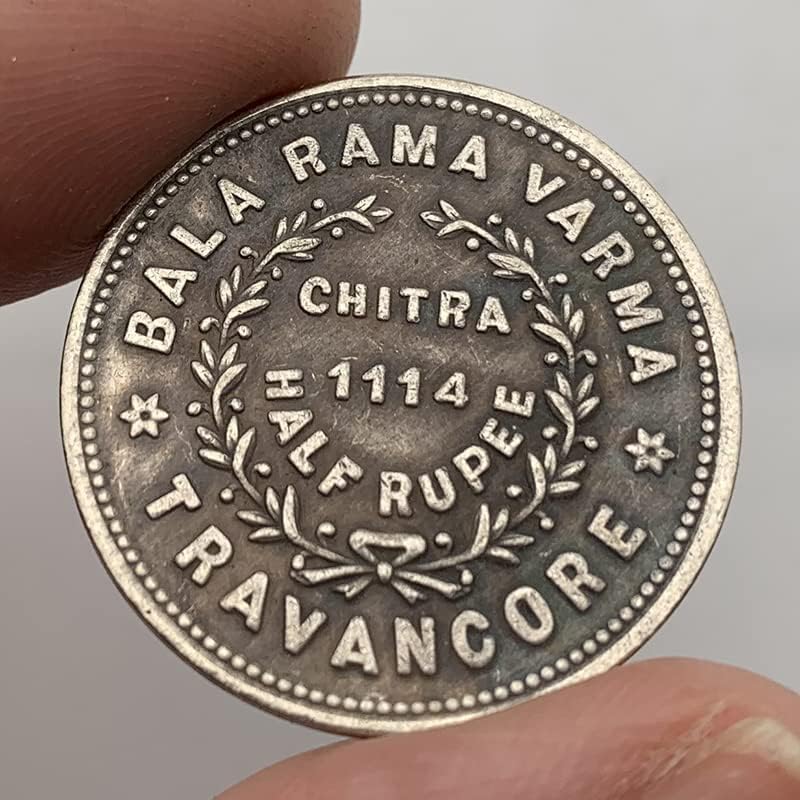 Paquistão Antique Copper Antigo prata Medalha Comemorativa Coleção Craft Craft Moeda de 20 mm Coin Coin Coin Comemoration Coin