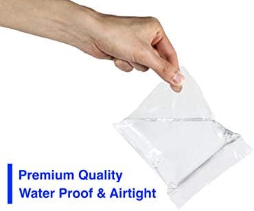 400 pacote 2 mil pequenos sacos reclosáveis ​​de plástico transparente, 2 tamanhos variados, 1,5x1,5 polegada, 2x2 polegadas de 2x2