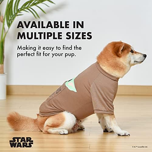 Star Wars for Pets The Mandalorian Precious Cargo Dog-Shirt, pequeno | Camiseta grogu para cães | Pet Apparel com