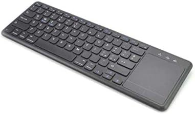 Teclado de onda de caixa compatível com Lenovo Yoga 9i - Mediane Keyboard com Touchpad, USB FullSize Teclado PC TrackPad sem fio - Jet Black
