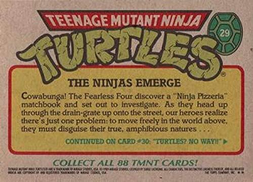 1989 Topps Teenage Mutant Ninja Tartle