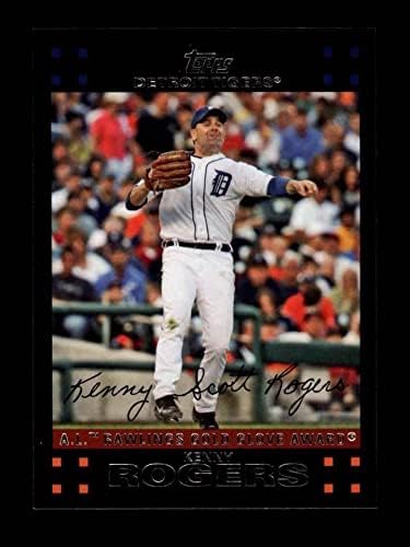 2007 Topps # 304 Golden Glove Kenny Rogers Detroit Tigers NM/MT Tigers