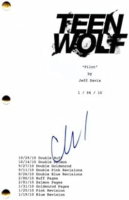 Crystal Reed assinado autógrafo teen lobo script piloto completo - Allison argent raro gotham babe