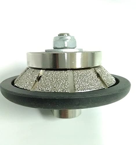 Ferramentas abrasivas de polimento Roda de diamante mart 3/16 e 3/8,1/2,3/4 polegadas de 1 polegada Bullnose 45 graus para rodar