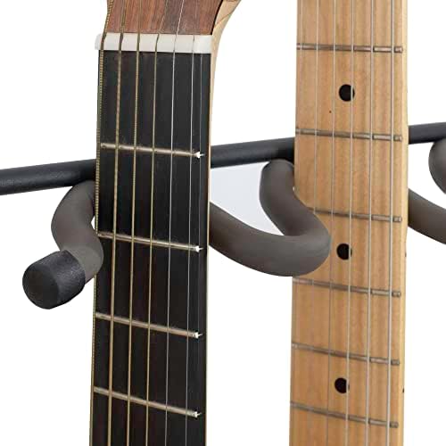 Guitar Lab de madeira Multi Guitar Stand Solid Oak 5 Stand/rack de guitarra | Perfeito para manter suas guitarras acústicas, elétricas