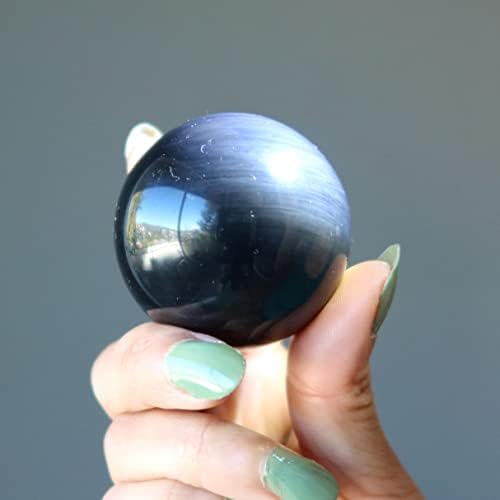 Rainbow Obsidian Sphere Angel Touch Protection Crystal Ball 0,75-1,0 polegadas