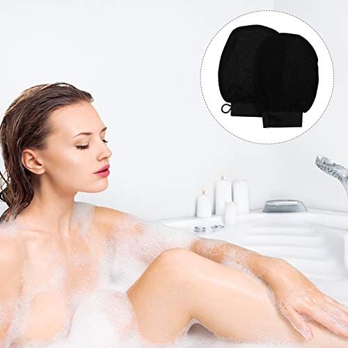 Zerodeko 2 pares Bathing Skin para XX luvas utensílios de pincel Acessórios Scrubbing chuveiro SpA Scrub Cell Dead Massage massage