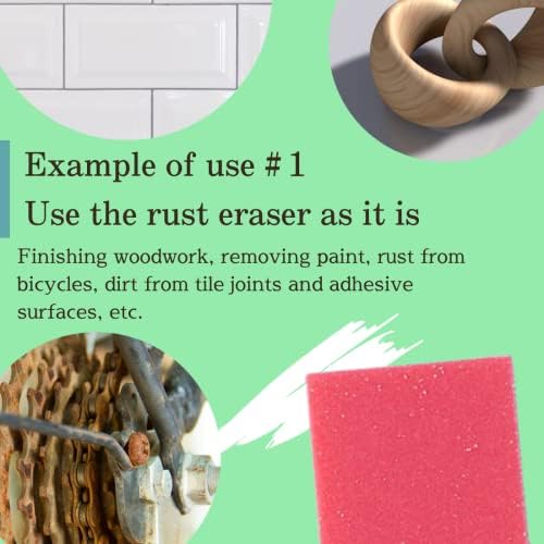A borra Eraser para Facas de Facas de Cozinha acabamento de madeira e bicicletas de imertíssima limpeza de borracha