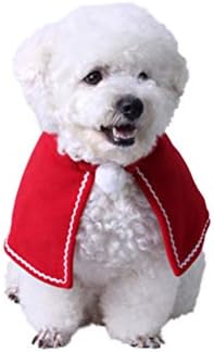Pretyzoom cão manto de natal trajes de animais de estimação vermelha polar lã de pet cape gat halloween fantasia de vestuário