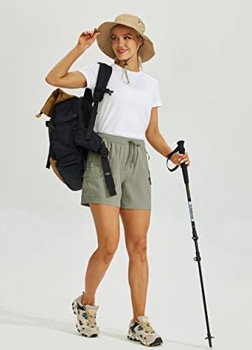 Willit Women's Shorts Caminhando Shorts de Carga Quick Dry Golf Shorts atléticos atléticos 7 Shorts de verão leves com bolsos