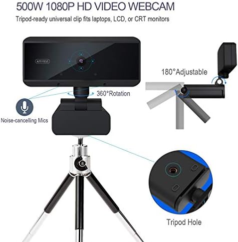 Syth webcam com microfone, 1080p HD Webcam Streaming Camera de computador, câmeras de computador USB, para videoconferência,