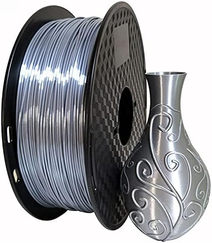 Filamento de seda Duhuamei PLA, 1,75 mm de consumo de impressora 3D, bobina de 1kg/2,2 lb, precisão dimensional de alta resistência