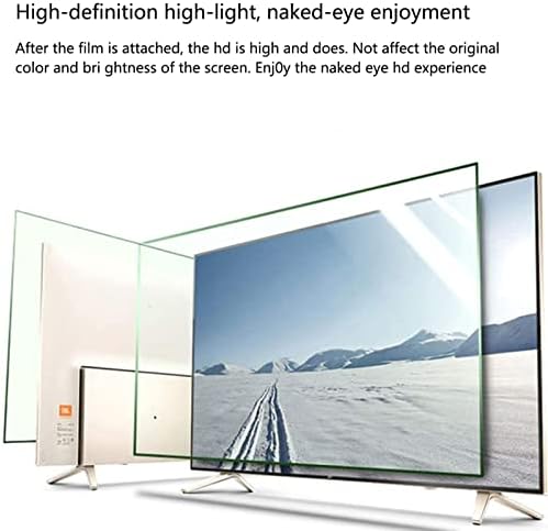 Protetor de tela de TV AIZYR para filtrar a luz azul prejudicial, o filme anti-Glare/Anti-Scratch Make the Light