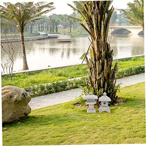 YARNOW 5PCS Decorações Tea Aquário de aquário Pagode decoração zen torre adorno