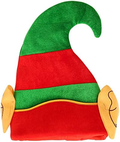 Funpa 2pcs chapéu de natal moda moda criativa Chefe de estilo elfo para crianças adultos